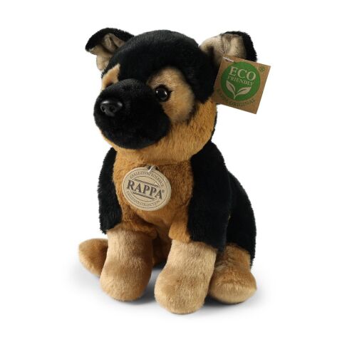 Rappa Plush dog German Shepherd sitting 23 cm SOFT COLLECTION, ECO-FRIENDLY